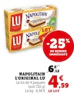 Napolitain l'original - LU en promo chez Super U Tours à 4,59 €