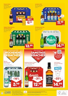 Mineralwasser im Netto Marken-Discount Prospekt "DER ORT, AN DEM DU IMMER AUSGEZEICHNETE PREISE FINDEST." mit 2 Seiten (Dresden)