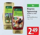 Bio Agavensirup dunkel Angebote von Biogreno bei famila Nordost Norderstedt für 2,49 €