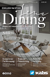 Aktueller Kabs Möbel & Einrichtung Prospekt in Basdahl und Umgebung, "ELEGANZ UND VIELSEITIGKEIT FÜR IHR ESSZIMMER" mit 25 Seiten, 19.12.2025 - 29.01.2026