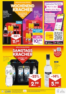 Mineralwasser im Netto Marken-Discount Prospekt "DER ORT, AN DEM DU IMMER AUSGEZEICHNETE PREISE FINDEST." mit 6 Seiten (Dortmund)