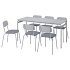 Tisch und 6 Stühle grau grau/grau Angebote von GRÅSALA / GRÅSALA bei IKEA Rheine für 239,93 €