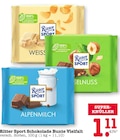 Weisse oder Haselnuss oder Alpenmilch Angebote von Ritter Sport bei E center Wiesbaden für 1,11 €