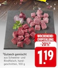 Gulasch gemischt bei EDEKA im Haslach Prospekt für 1,19 €