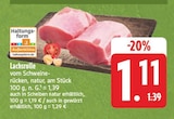 Lachsrolle vom Schweinerücken bei EDEKA im Giebelstadt Prospekt für 1,11 €