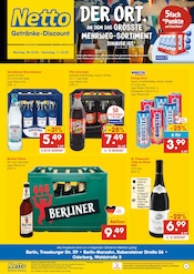 Berliner Pilsener Angebote im Prospekt "DER ORT, AN DEM DU IMMER AUSGEZEICHNETE PREISE FINDEST." von Netto Marken-Discount Berliner Pilsener Angebote im Prospekt "DER ORT, AN DEM DU IMMER AUSGEZEICHNETE PREISE FINDEST." von Netto Marken-Discount auf Seite 1