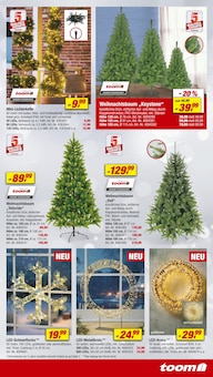 Weihnachtsbaum im toom Baumarkt Prospekt "Respekt, wer's selber macht." mit 18 Seiten (Wesel)