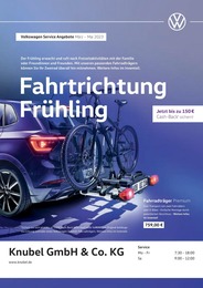 Volkswagen Prospekt für Stadtlohn: Fahrtrichtung Frühling, 1 Seite, 01.03.2023 - 31.05.2023