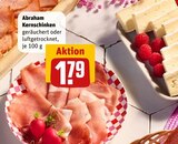 Kernschinken geräuchert im Angebot bei REWE in Bottrop Kernschinken geräuchert Angebote von Abraham bei REWE Bottrop für 1,79 €