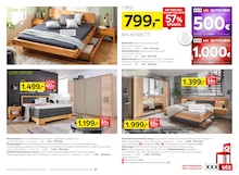 Bett im XXXLutz Prospekt "NR. 1 BEIM PREIS" auf Seite 15