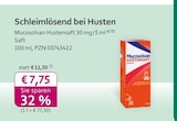 mea - meine apotheke - Hustensaft Angebot im Prospekt Hustensaft bei mea - meine apotheke im Prospekt "" für 7,75 €