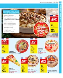 Promotion Saint Agur dans le prospectus Carrefour, valable du 27/05/2025 au 09/06/2025 Promo Saint Agur dans le catalogue Carrefour du moment à la page 9