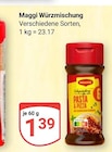 Würzmischung im Angebot bei GLOBUS in Speyer Würzmischung Angebote von Maggi bei GLOBUS Speyer für 1,39 €