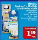 Laktosefrei H-Milch oder Frische Milch Angebote von Minus L bei Marktkauf Plauen für 1,19 €