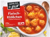 Hackfleischgericht von GENUSS pur für 2,49 € bei Netto mit dem Scottie im Angebot Hackfleischgericht von GENUSS pur im aktuellen Netto mit dem Scottie Prospekt