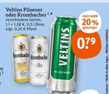 Veltins Pilsener oder Krombacher bei tegut im Karlstein Prospekt für 0,79 €