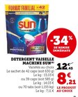 Détergent vaiselle machine (A) - Sun en promo chez Super U Saint-Martin-d'Hères à 8,21 €