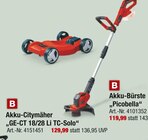 Akku-Citymäher „GE-CT 18/28 Li TC-Solo“ Angebote bei toom Baumarkt Magdeburg für 129,99 €