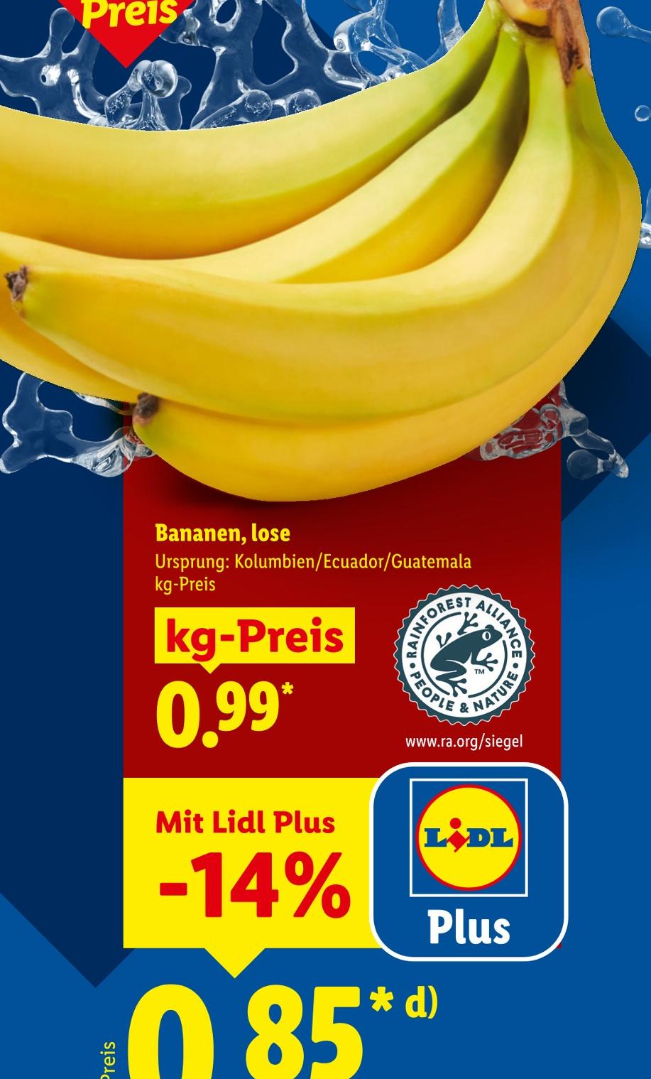 Bananen, lose
