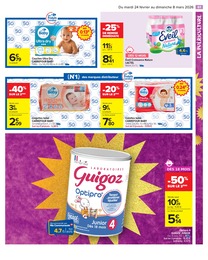 Offre Bébé dans le catalogue Carrefour Market du moment à la page 63
