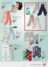 Kindersocken Angebot im aktuellen KiK Prospekt auf Seite 27