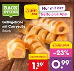 Aktuelles Geflügelrolle mit Currysauce Angebot bei Netto Marken-Discount in Reutlingen ab 0,99 €