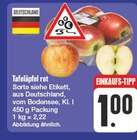 Aktuelles Tafeläpfel rot Angebot bei EDEKA in Jena ab 1,00 €