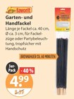 Kerzen im V-Markt Prospekt Garten- und Handfackel von Favorit im aktuellen V-Markt Prospekt für 4,99 €
