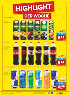 Coca Cola im Netto Marken-Discount Prospekt "Aktuelle Angebote" mit 50 Seiten (Baden-Baden)