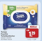 Feuchte Toilettentücher Angebote von Tempo bei combi Hannover für 1,29 €
