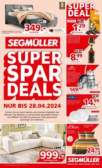 Segmüller Prospekt "SEGMÜLLER SuperSparDeals" mit  Seiten (Darmstadt)