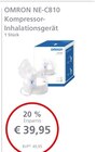 NE-C810 Kompressor-Inhalationsgerät bei LINDA Premiumapotheke im Witzenhausen Prospekt für 39,95 €