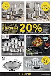 Aktueller BRAUN Möbel-Center Prospekt mit Pfanne, "BLACK SHOPPING WEEK 20%", Seite 6