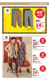 Promos Doudoune Homme dans le catalogue "LES 20 JOURS PLUS" de Hyper U Doudoune Homme en promo dans le catalogue Hyper U à la page 45