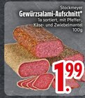 Gewürzsalami-Aufschnitt von Stockmeyer im aktuellen EDEKA Prospekt für 1,99 €
