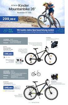 Fahrrad im DECATHLON Prospekt "Ready to play?" mit 16 Seiten (Augsburg)