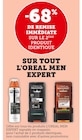 -68% de remise immédiate sur le 2ème produit identique sur tout l'Oréal Men Expert à Super U dans Veurey-Voroize