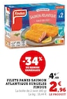 Filets panés Saumon Atlantique surgelés - Findus en promo chez U Express Bobigny à 2,96 €