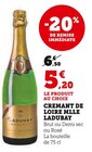 Crémant de Loire - Mlle Ladubay en promo chez Super U Pontivy à 5,20 €