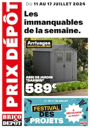 Catalogue Brico Dépôt "Les immanquables de la semaine" à Montsûrs et alentours, 1 page, 11/07/2024 - 17/07/2024