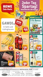 Aktueller REWE Prospekt mit Cola, "Dein Markt", Seite 1