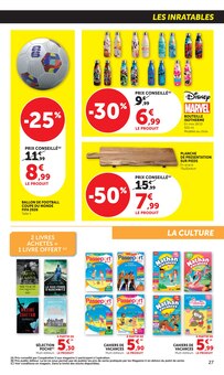 Promotion Vacances dans le prospectus Super U, valable du 09/06/2026 au 21/06/2026 Promo Vacances dans le catalogue Super U du moment à la page 27