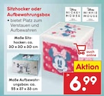 Sitzhocker oder Aufbewahrungsbox Angebote von Disney bei Netto Marken-Discount Freiburg für 6,99 €