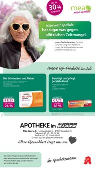 Aktueller mea - meine apotheke Prospekt "Unsere Juli-Angebote" Seite 1 von 4 Seiten für Geesthacht
