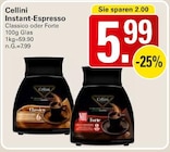 Aktuelle Kaffee Angebote bei WEZ in Löhne Aktuelles Instant-Espresso Angebot bei WEZ in Löhne ab 5,99 €