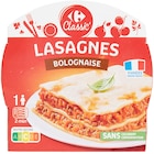 Lasagne Bolognaise - CARREFOUR CLASSIC' - Carrefour Market Lasagne Bolognaise - CARREFOUR CLASSIC' à 2,39 € dans le catalogue Carrefour Market