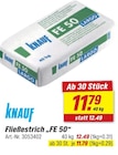 Fließestrich „FE 50“ im Angebot bei toom Baumarkt in Wolfsburg Fließestrich „FE 50“ Angebote von KNAUF bei toom Baumarkt Wolfsburg für 11,79 €