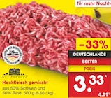 Hackfleisch gemischt Angebot in Bachzelten Hackfleisch gemischt im aktuellen Prospekt bei Netto Marken-Discount in Bachzelten