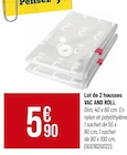 Lot de 2 housses VAC AND ROLL - Compactor en promo chez Bricorama Aulnay-sous-Bois à 5,90 €