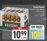 Pilsener im Angebot bei E center in Hof Pilsener Angebote von Veltins bei E center Hof für 10,49 €